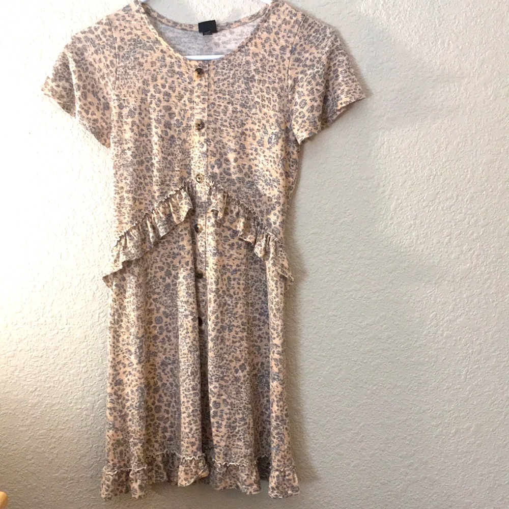 Girls cheetah print dress